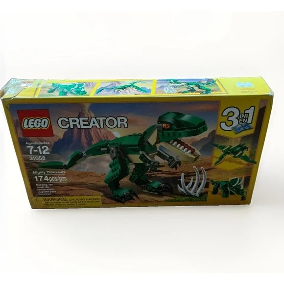LEGO CREATOR: Mighty Dinosaurs (31058) Damaged Open Box