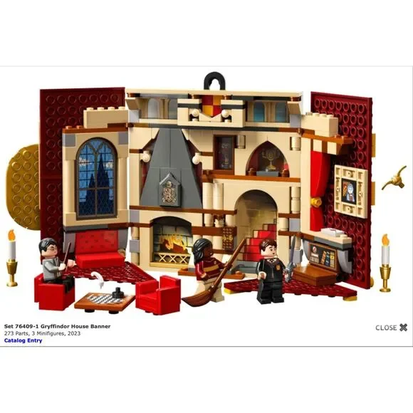 76409 Gryffindor House Banner Lego Set