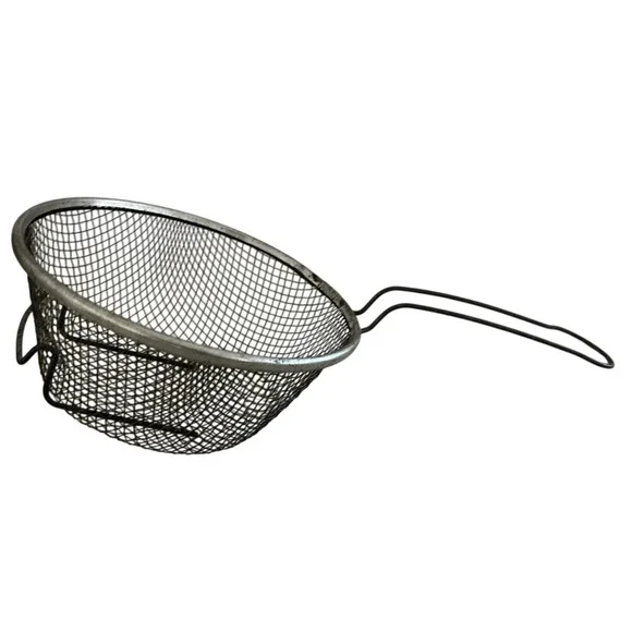 Vintage Wire Fry Basket‎ Round 7