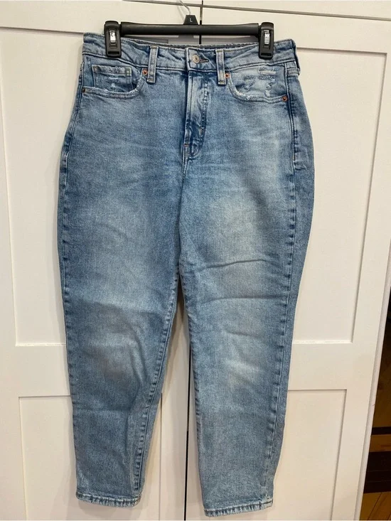 Old Navy Jeans Womens Sz 8 OG Straight High Rise Secret Slim Pockets Stretch