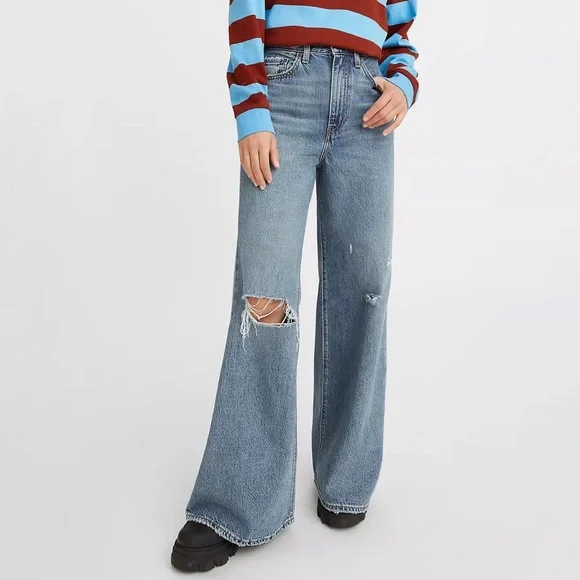 LEVI’S PREMIUM HIGH‎ LOOSE FLARE WOMEN'S JEANS