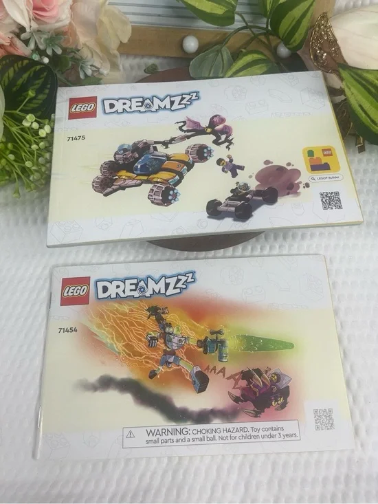 LEGO DREAMZzz Instruction Manual Lot 71475 Mr. Oz Space Car & 71454 Mateo Robot