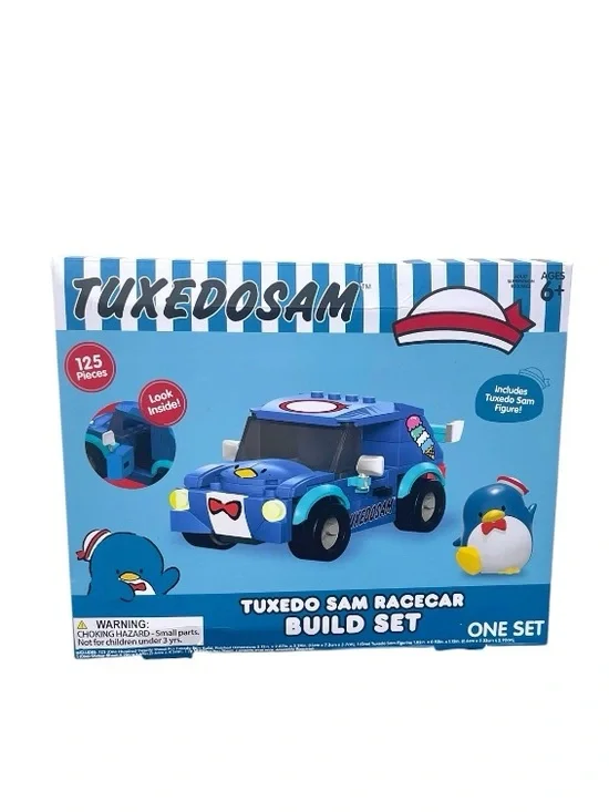 Blue Tuxedo Sam Racecar Build Set