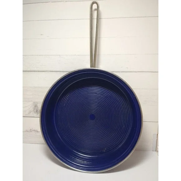 Vintage Chantal Cobalt Blue Enamel Steel 11.25