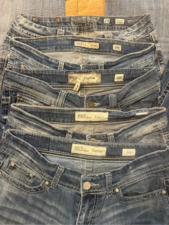Women's Denim Jeans Bundle - Faded & Distressed Washes VARIOUS sizes & styles