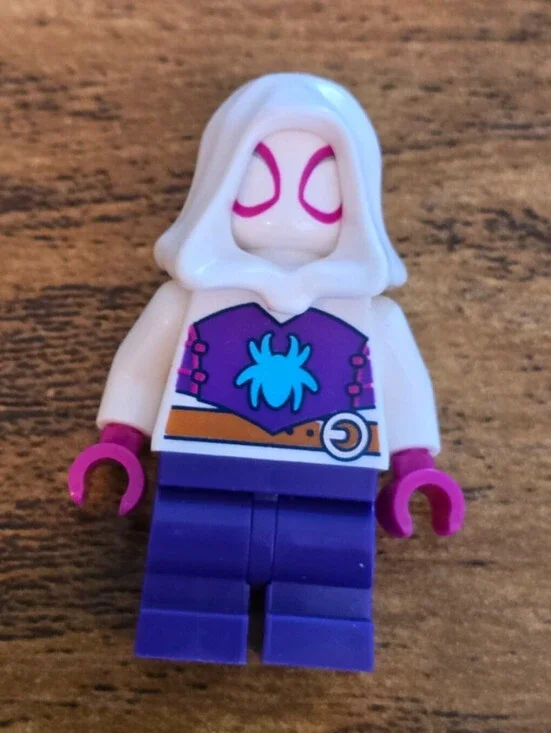 Lego Ghost-Spider 10791 White Hood White Spider Logo Super Heroes Minifigure