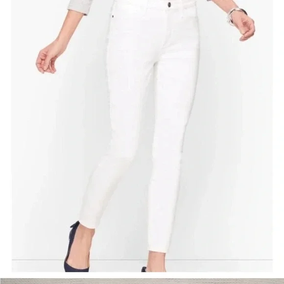 Talbots Flawless Women's High-waist Jegging White Size 12
