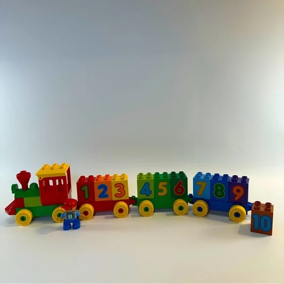 Lego Duplo Number Train with Boy Minifigure‎ Set 1-10