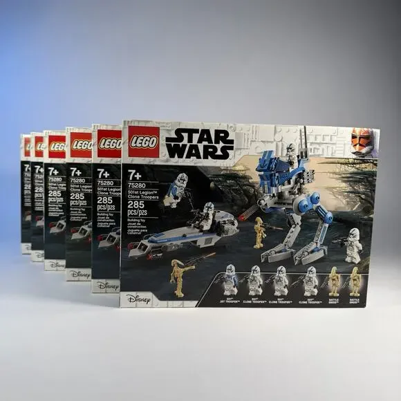 Lego Star Wars 501st Legion™ Clone Troopers 75280 Lot. Retired NIB.