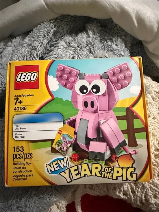 Lego Pink Pig Year of the Pig Building Set