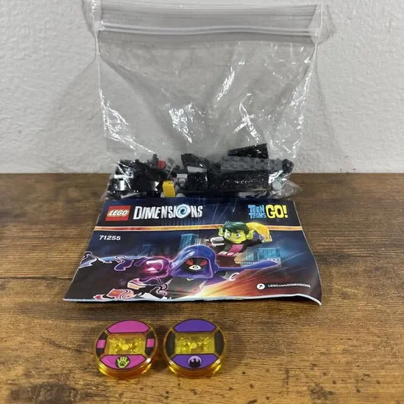 Lego Dimensions: Teen Titans Go! Team Pack 71255 Tags Only (NO FIGURES INCLUDED)