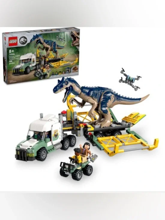 LEGO Jurassic World 76966 Dinosaur Missions: Allosaurus Transport Truck RETIRED