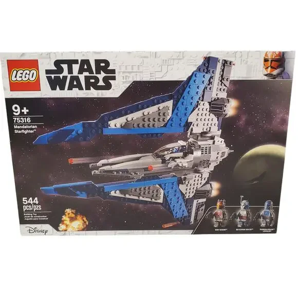 Lego 75316 Mandalorian Starfighter Star Wars NEW SEALED Retired Gar Saxon Fig