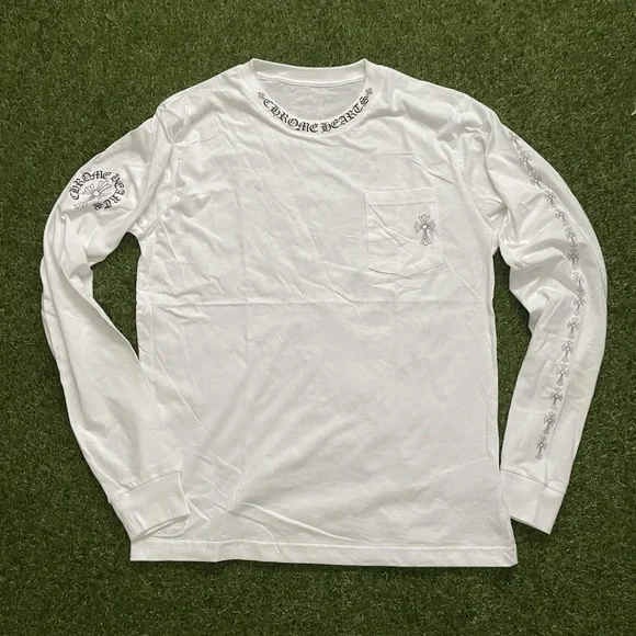Large white CH logo Tee