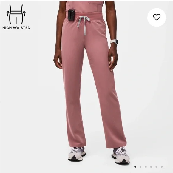 FIGS MAUVE LIVINGSTON SCRUB PANTS WOMENS XL