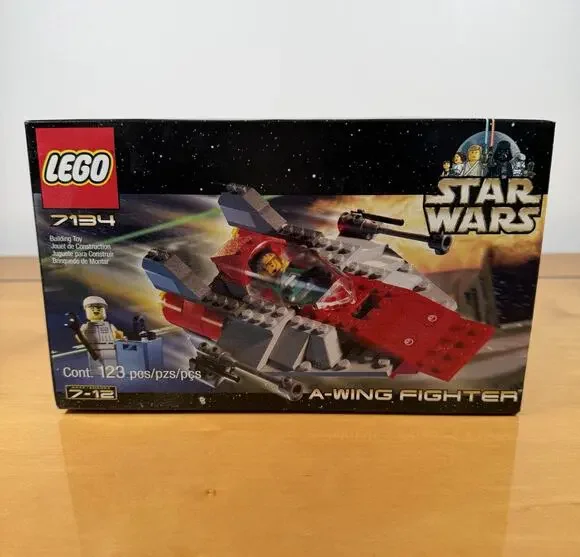 LEGO Star Wars A-Wing Fighter 7134 Rare Vintage Set Box #starwars #retired