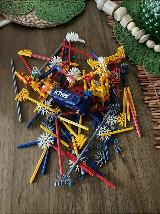 3 lots K'NEX Building Set Bulk Lot Assorted Parts Pieces No. Box