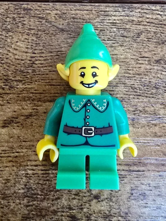 LEGO Holiday Elf minifigure from Series 11, released in 2013