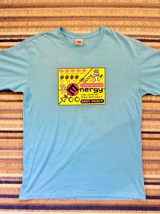 Underground Energy Graphic Short Sleeve Tee - Light Blue