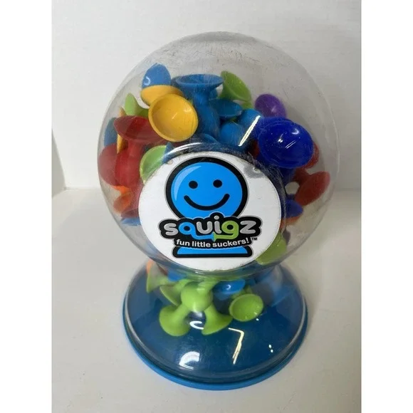 Fat Brain Toy Co Squigz Fun Little Suckers! 8 Cool Shapes High Grade Silicone ¹⁶
