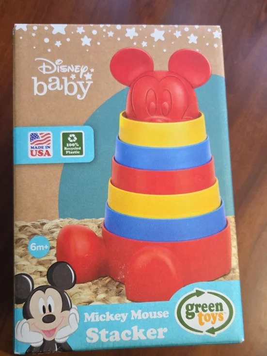 Disney Baby Mickey Mouse Stacker - Red, Yellow, Blue