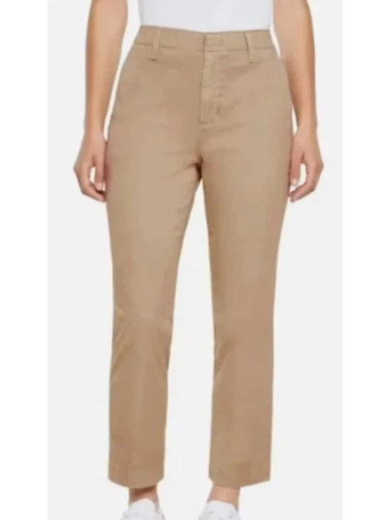 NWT Gap Women's Size 12 Slim Ankle Pants Tan Cotton Blend J1910
