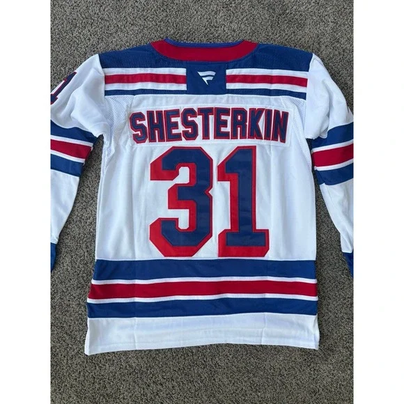 Igor Shesterkin New York Rangers Fanatics jersey XL