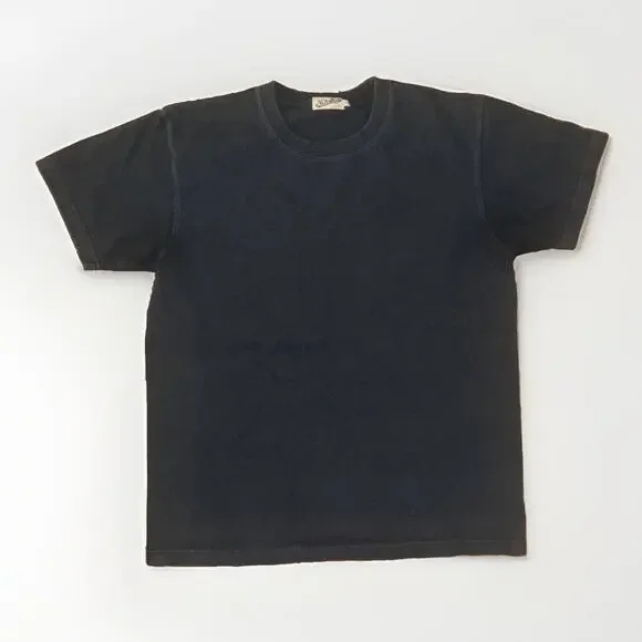 Non Stock Knitting Mills T-Shirt Men’s L Black Wash Made in USA Workwear 20x26