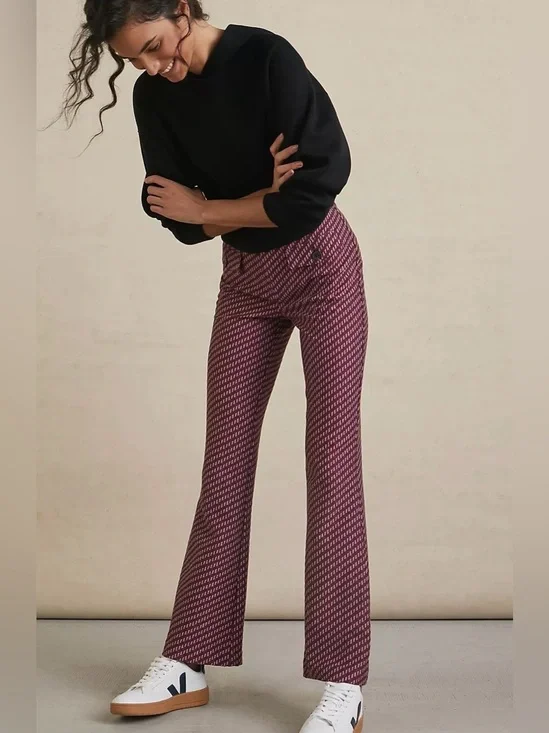 Anthropologie The Essential Slim Flared Pants size US 2