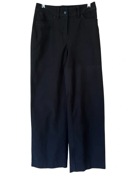 Lululemon City Sleek 5 Pocket Wide-Leg High-Rise Pant Utilitech Black