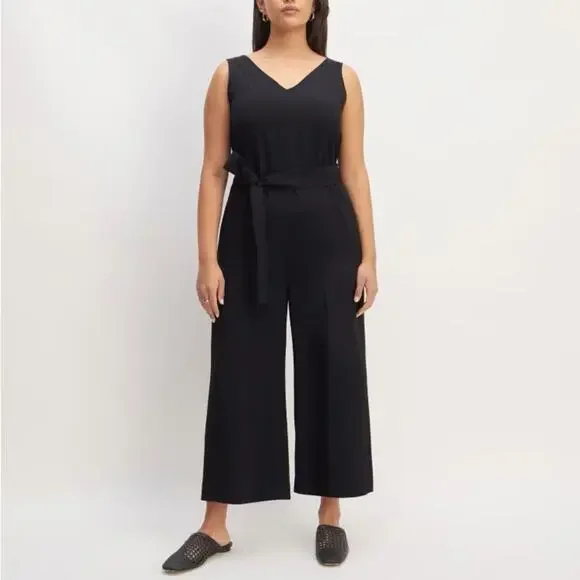 Everlane The Ultimate Jumpsuit in black Size 12 NWOT