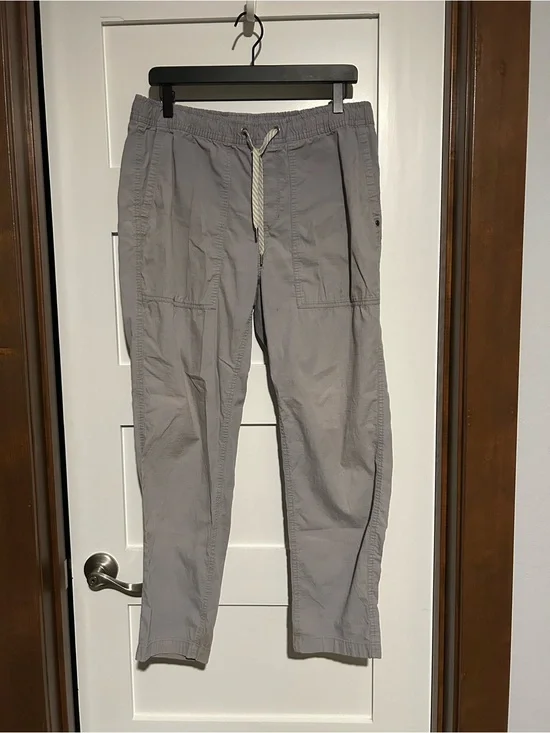 Vuori Ripstop Drawstring Pants Gray Size Large