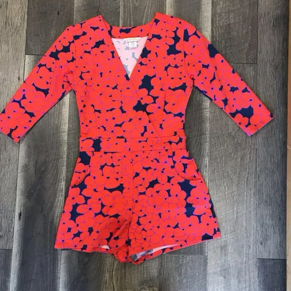 MAHI GOLD POPPY RIPTIDE ROMPER XS