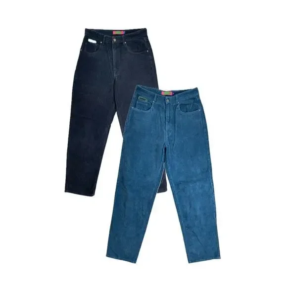 Empyre Tori Sk8 Corduroy Pants Bundle – Sz 10 – Blue & Gray Y2K Wide Leg 90s Sk8