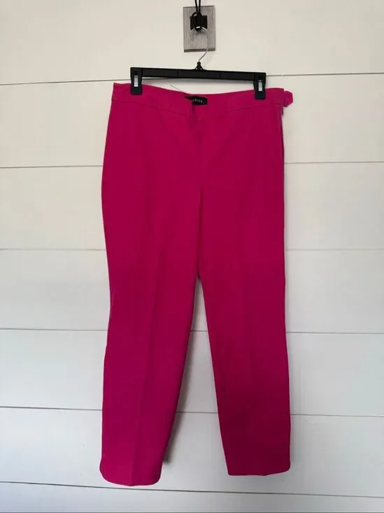 Talbots Women’s 8P Pink Chatham Ankle Chino Pants Career Office Core