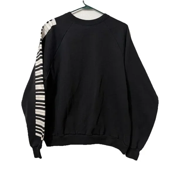 Hanes Activewear Unisex Vintage Sweatshirt Piano Sleeve XL