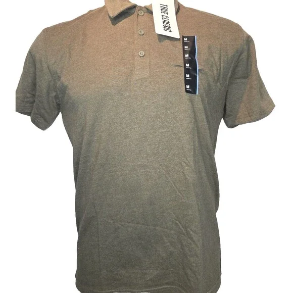 True Classic Green Classic Polo Shirt Men's Size M New