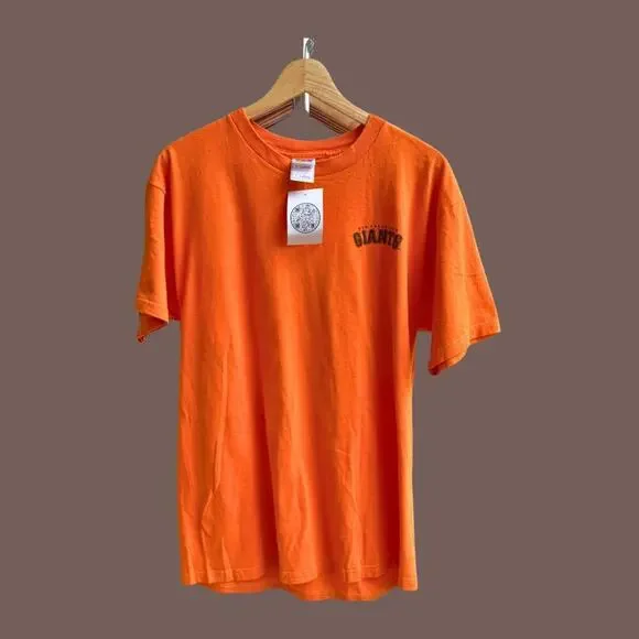 San Francisco Giants T-Shirt | Orange Promo Graphic | Size L | Vintage