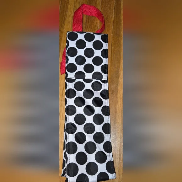 Thirty-One Gifts Perfect Bottle‎ Thermal Insulated Tote in “Spotty” Wine Carrier