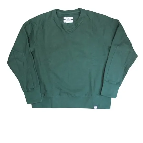 American Giant Sweatshirt Green Mens XL Heavyweight USA Minimalist Outdoor