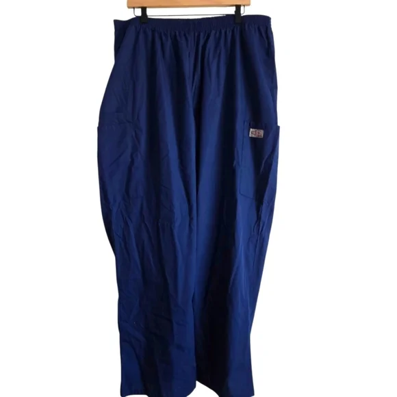 Scrub Zone Navy Scrub Pants Size 2XL