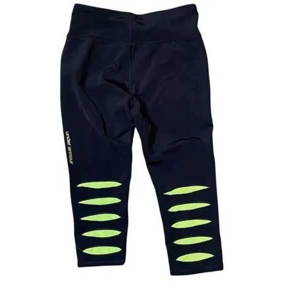 Under Armour Legging Size Extra Small Yellow Black