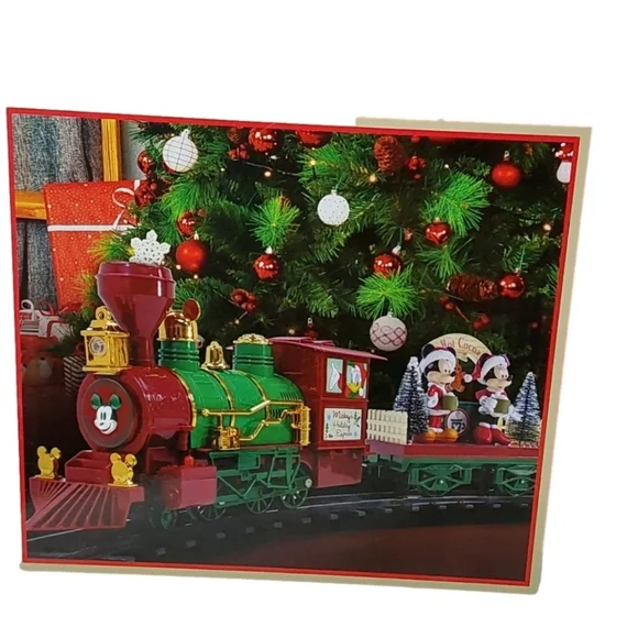 MIKEY MOUSE HOLIDAY EXPRESS CHRISTMAS 36‎ PIECES SERIES 3 TRAIN SET AGE 8+