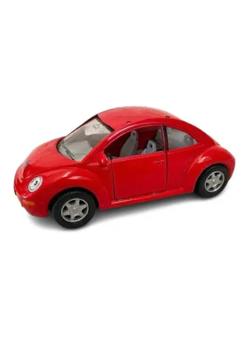 KINSMART Volkswagen New Beetle Diecast Model Car Red Pull Back 5