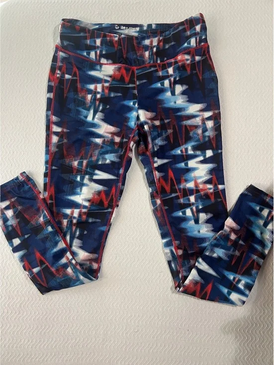 Hot Kiss Women's Printed Active Leggings Size Large