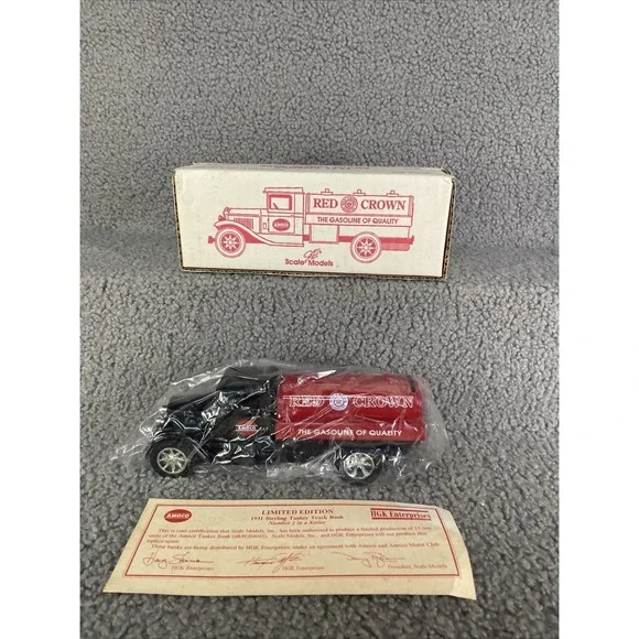 Vintage ERTL 1931 Amoco Sterling Tanker Truck  Bank‎ -Limited Edition- HGK Ent.