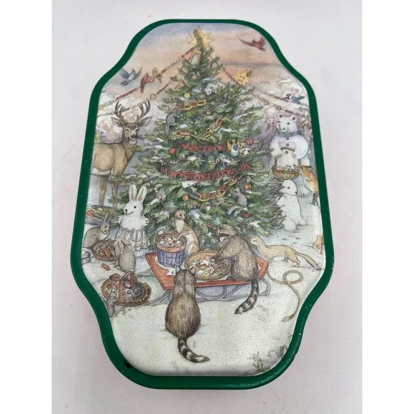 Wild Friend‎ Christmas 1997 Olive Tin Can Vintage Season's Greetings