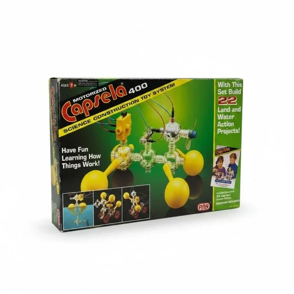 Vintage Capsela 400 Construct 22 Motorized Land and Water Toys For Parts‎ Only