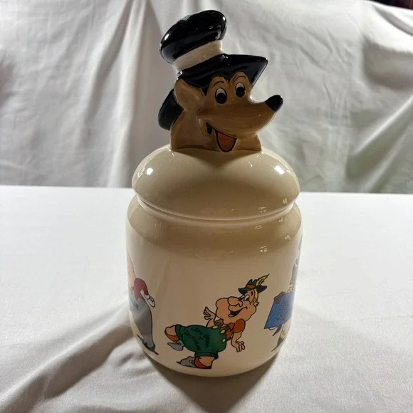 Wade Porcelain Jim Beam Animated Characters Cookie Jar Vintage 1996 Kangaroo Lid