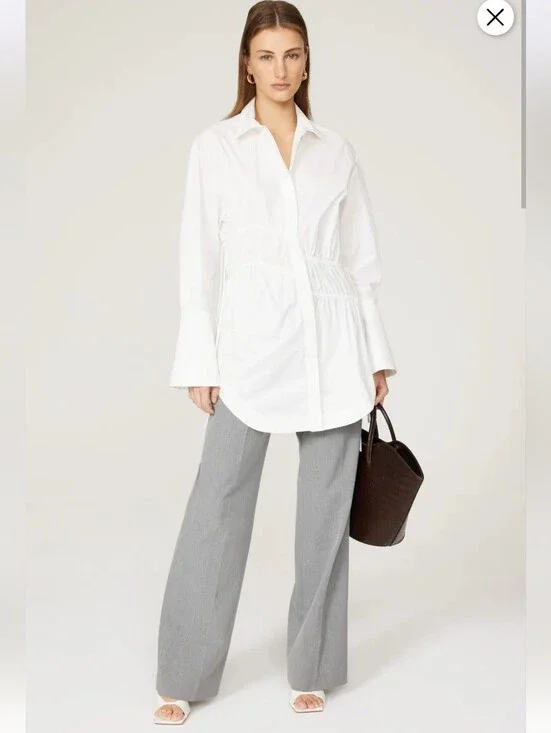 SUBOO SIA DRAWCORD SHIRT SIZE XS MSRP $229